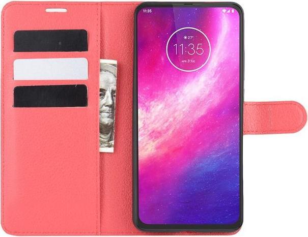 Produktbild MU Classic Litchi Leder Bookcover Series (Motorola One Hyper)