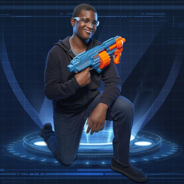 Produktbild Nerf Elite 2.0 Shockwave RD-15 Blaster, 30 Darts, 15-Dart Rotationstrommel, Schnellfeuer, mit E