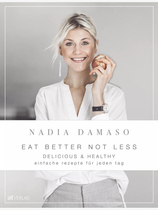 Actual product image Eat better not less (German, Nadia Damaso, 2020)