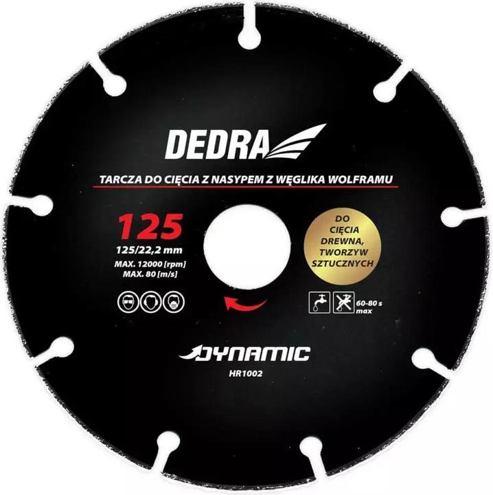 Dedra Disc for cutting wood, 125 mm
