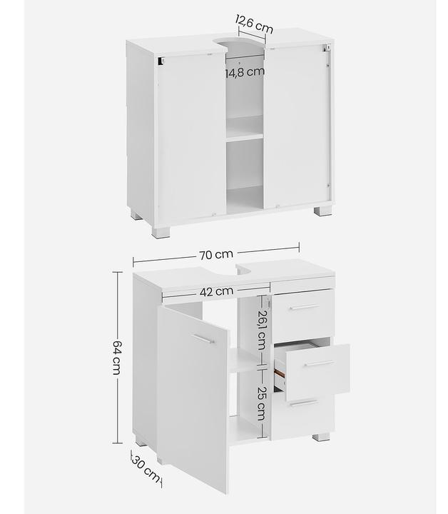 Actual product image Vasagle Nelio (70 x 30 x 64 cm)