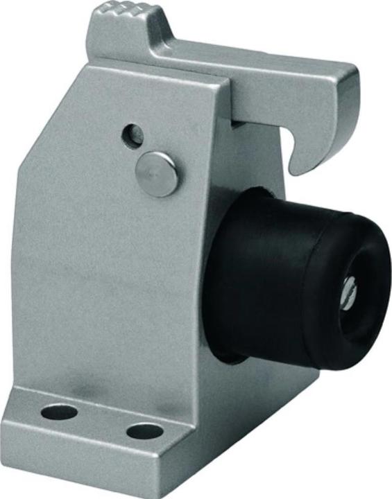 Produktbild Deni Türfeststeller 3871 0000 22 Leichtmetall silber lackiert Bodenmontage (1 Stück)
