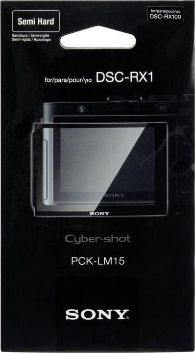 Actual product image Sony Pck-Lm15 (Screen protector, RX1, RX100, Sony Alpha A7II)