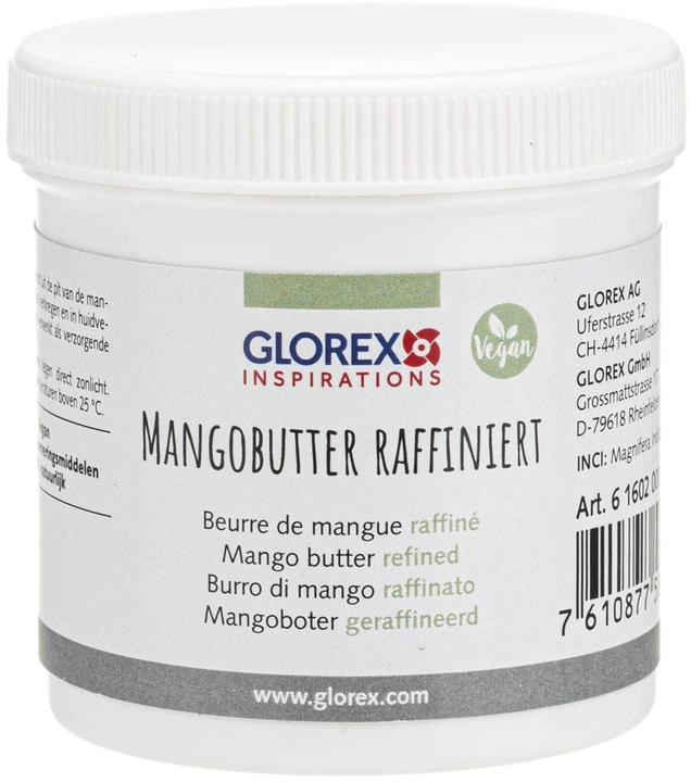 Nährwerte und Zutaten Glorex Kosmetikbutter Mango raffiniert 100 g (Body Butter)