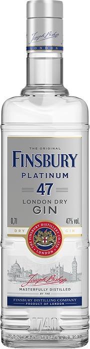 Produktbild Finsbury 47 Platinum Dry Gin London Dry Gin 47% Vol. 0,7l