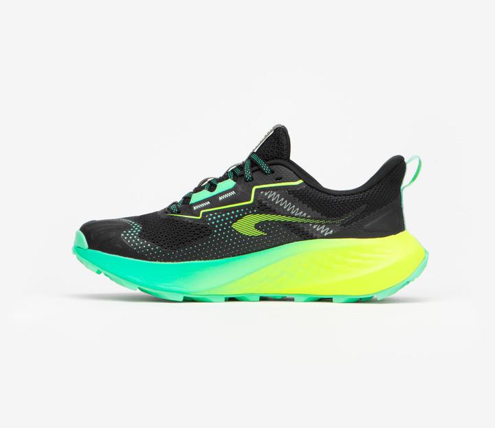 Produktbild Kiprun Laufschuhe Trailrunning Crosslauf Kinder - K500 Grip schwarz/grün (35)