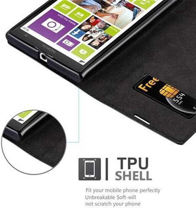 Productafbeelding Cadorabo Boek Onzichtbare Magneethoes (Nokia Lumia 1020)