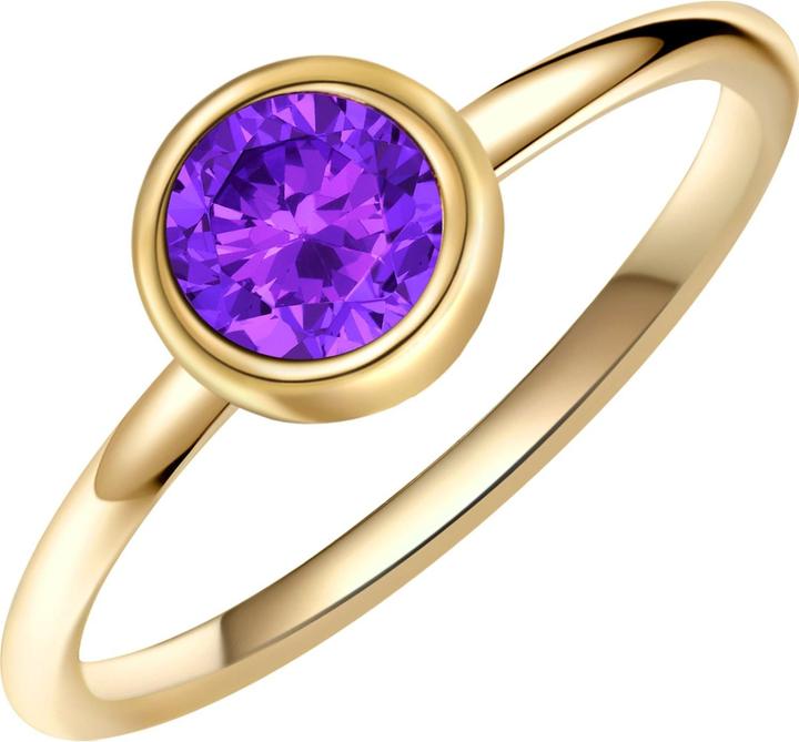 Produktbild Glanzstücke München Damen Sterling Silber Amethyst gelbgold - 28681 (52, 925 Silber)