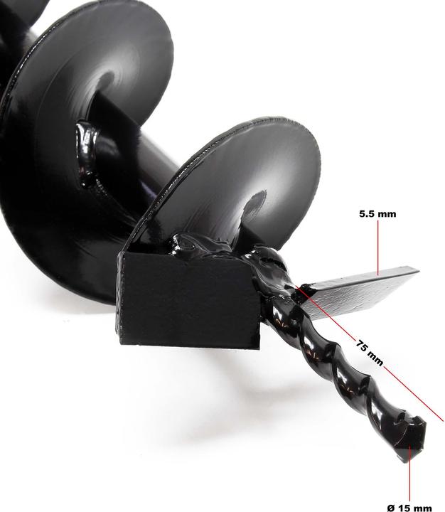 Actual product image Wiltec Ground Drill with 63.3 cc 3HP 2.2 kW and Ø200 mm Auger