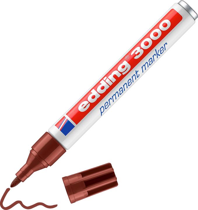 Produktbild Edding Permanent Marker 3000 (Braun, 1.50 mm, 1 x)