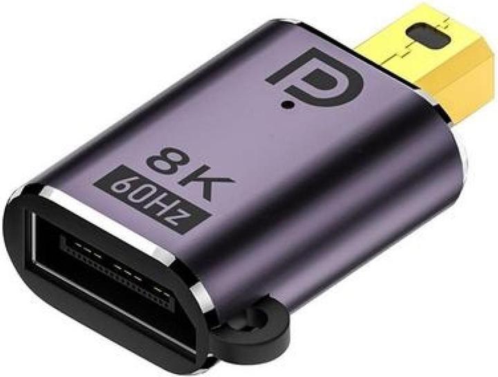 Actual product image PowerGuard Mini DisplayPort to DisplayPort Adapter 8K 60Hz MiniDP to DP (Mini DP)