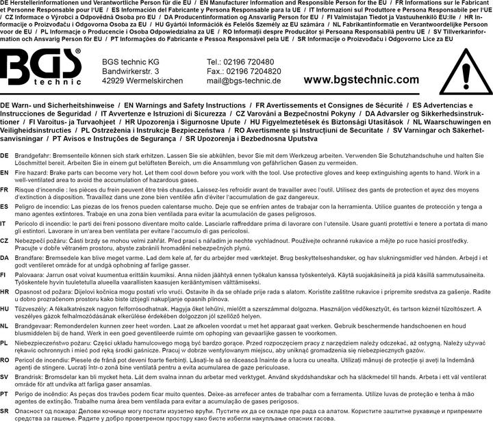 Produktbild BGS Bremskolben-Rückstell-Satz