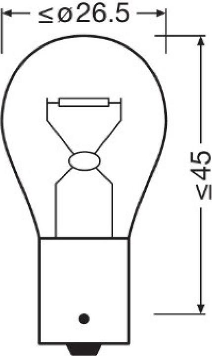 Image du produit Osram Standard P21W 21 W 12 V (P21V)
