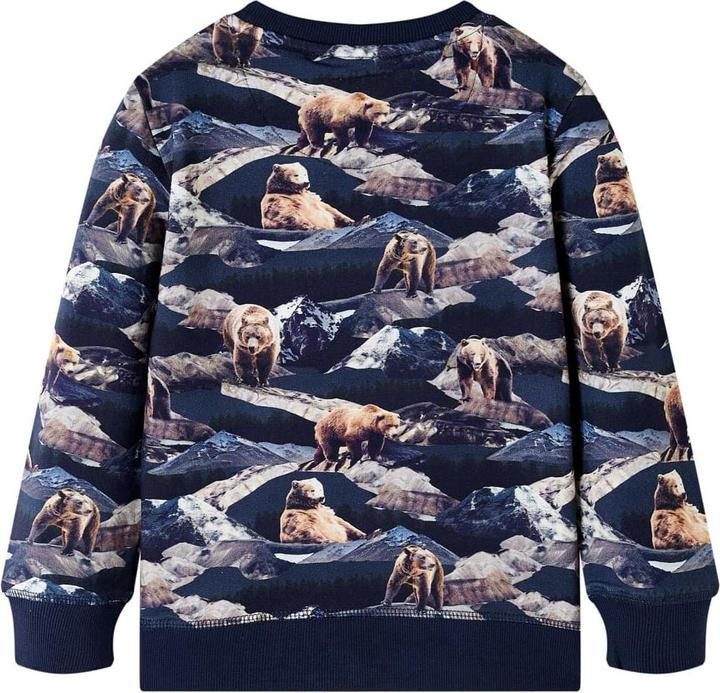 Produktbild VidaXL Kinder-Sweatshirt Marineblau 128,Material: 95 % Baumwolle. 5 (128)