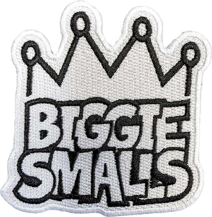 Produktbild Biggie Smalls Kronenlogo Aufnäher zum Aufbügeln gewebter Stoff