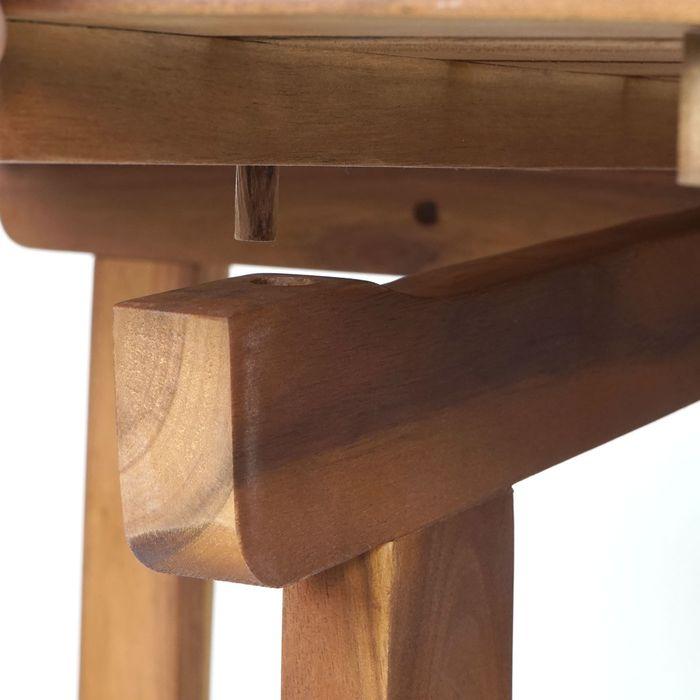 Produktbild Mendler Klapptisch HWC-L19, In-/Outdoor klappbar Akazie 71x70x34cm (70 cm)