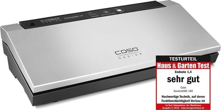 Caso GourmetVAC 180 Sigillatrice automatica di film/sigillatrice sottovuoto