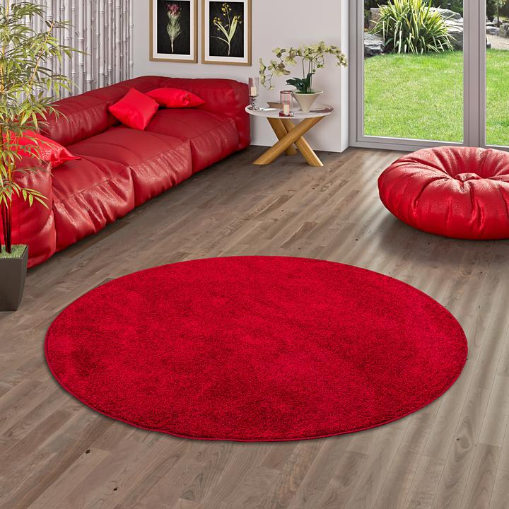 Produktbild Snapstyle Teppich Hochflor Shaggy Cottage (Ø 160 cm)