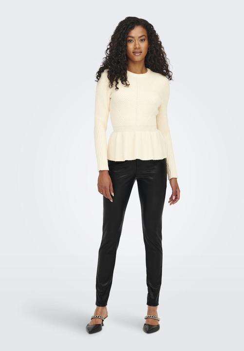 Actual product image Only Zip Faux Leather Trousers (XXS)