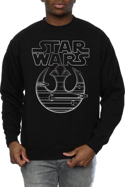 Produktbild Star Wars The Last Jedi Resistance Logo Metallic Sweatshirt (XXL)