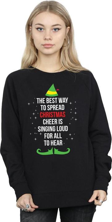 Produktbild Elf Christmas Cheer Text Sweatshirt (S)