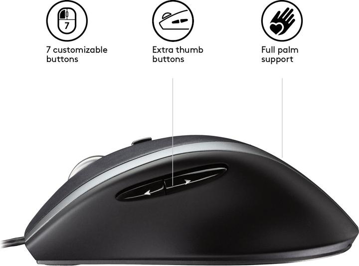 Actual product image Logitech M500 Refresh (Cable)