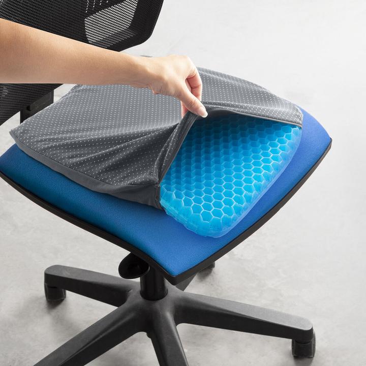 Produktbild InnovaGoods Wabenförmiges Silikongelkissen (37 x 39 x 3 cm)