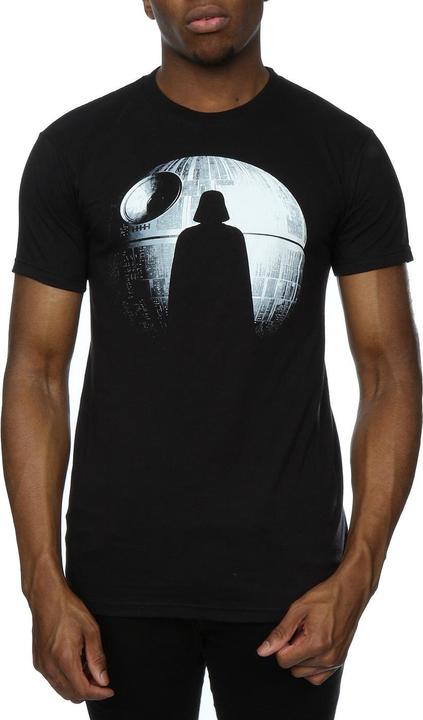 Actual product image Star Wars Mens Darth Vader Silhouette Cotton T-Shirt (S)