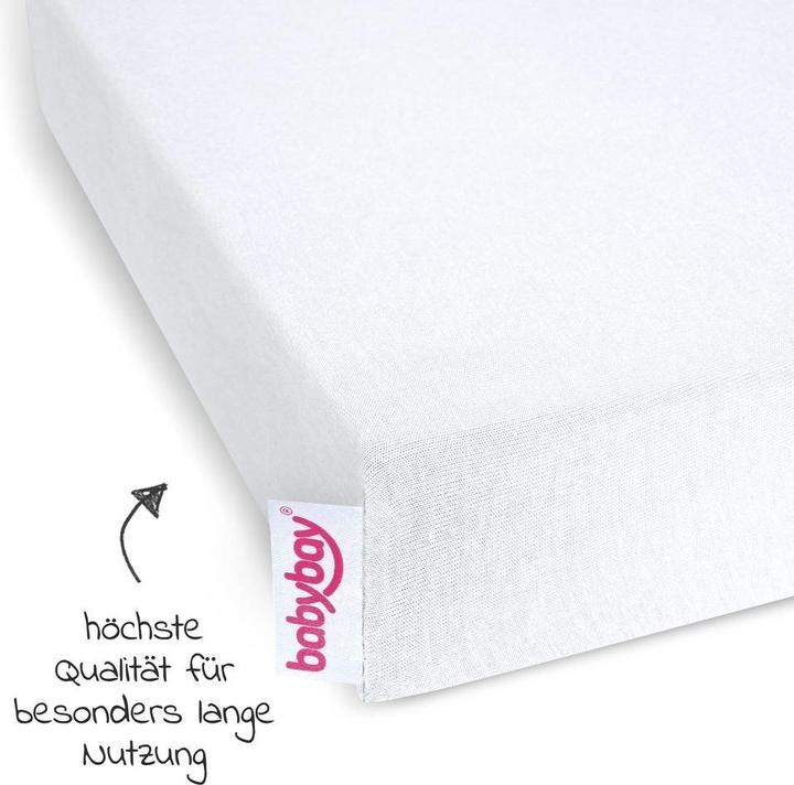 Actual product image Babybay Box spring XXL fitted sheet jersey (105 x 57.5 cm)