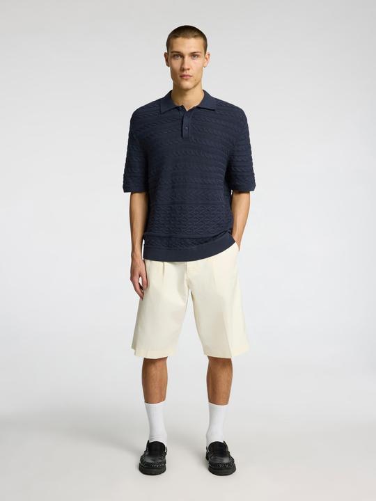 Immagine prodotto Selected Homme Kurzärmeliges Polohemd aus Strick (M)