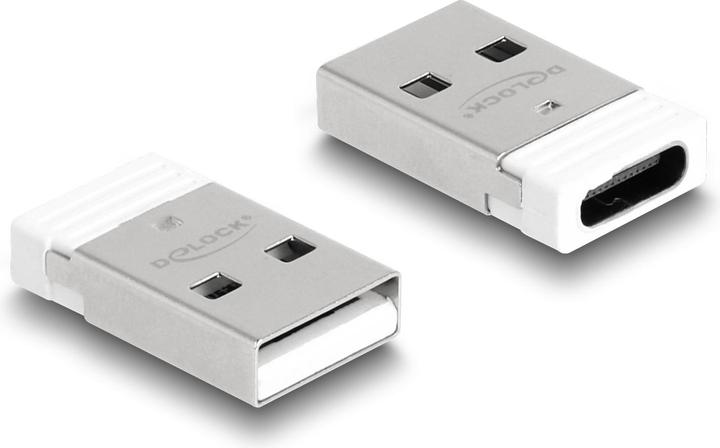 Actual product image Delock 5 in 1 USB data and charging cable and adapter set PD 3.0 60 W white (0.10 m, USB 2.0)