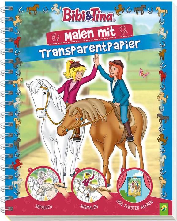 Actual product image Bibi & Tina - Painting with tracing paper