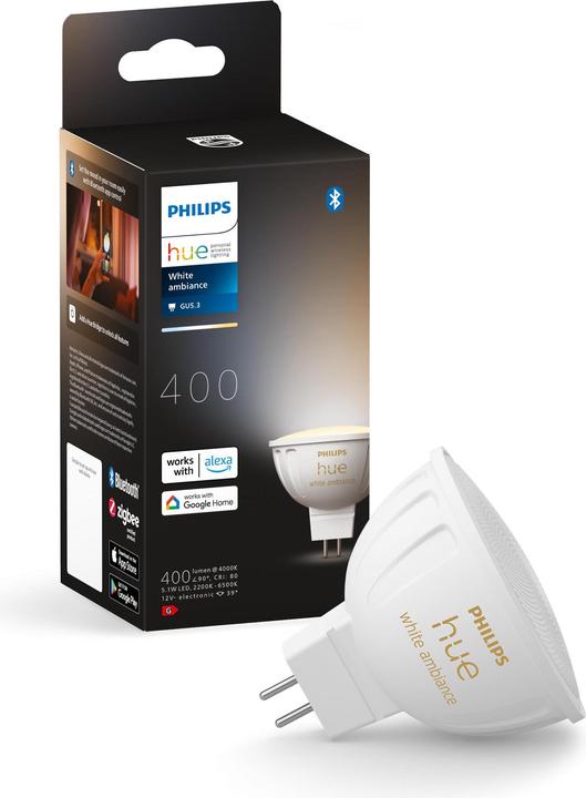 Image du produit Philips Hue White Ambiance (GU5.3, 5.10 W, 400 lm, 1 x, G)