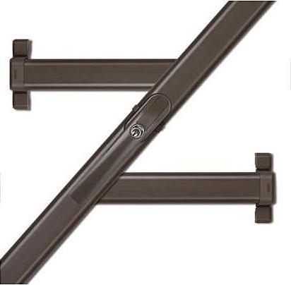 Actual product image Abus Secvest wireless window rod lock FOS 550 E - AL0125 (brown)
