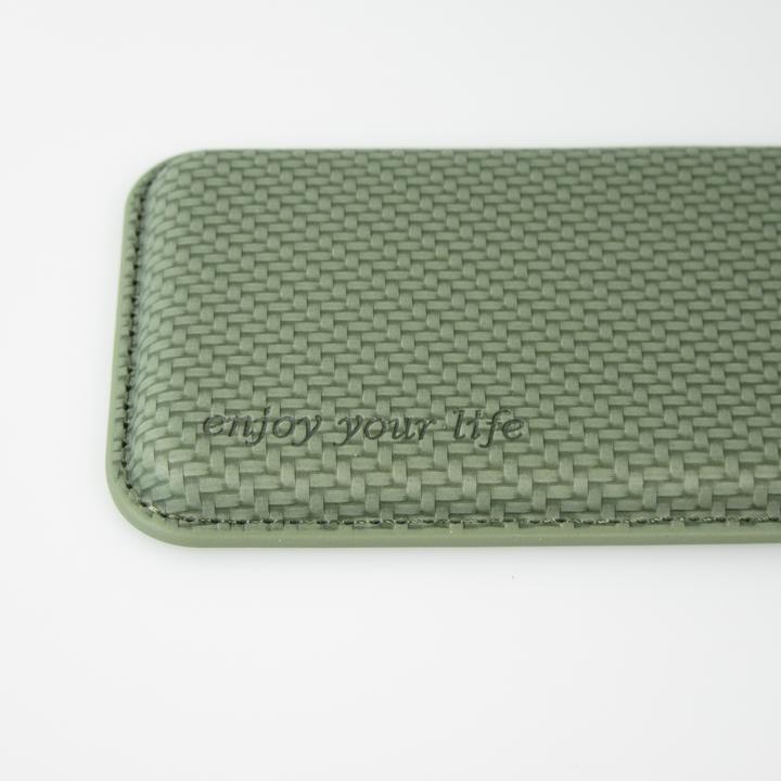 Produktbild PhoneLook Magnetischer Kartenhalter Wallet Carbon Effekt Kompatibel mit MagSafe (Apple iPhone 12, Realme 12 Pro+)