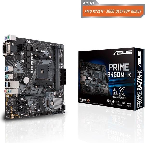 Actual product image ASUS PRIME B450M-K II (AM4, AMD B450, mATX)