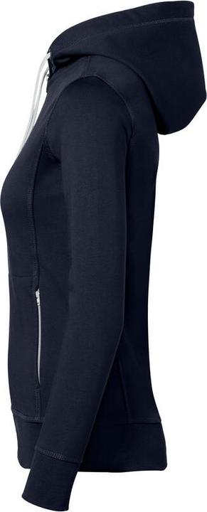 Actual product image Hakro Ladies' Hooded Jacket Bonded ink/silver, M (M)