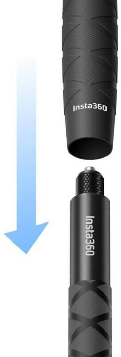 Immagine prodotto Insta360 Maniglia Selfie Stick Sleeve (1M), tipo di accessorio fotocamera (x3, Una R, Uno X2, GO 2)