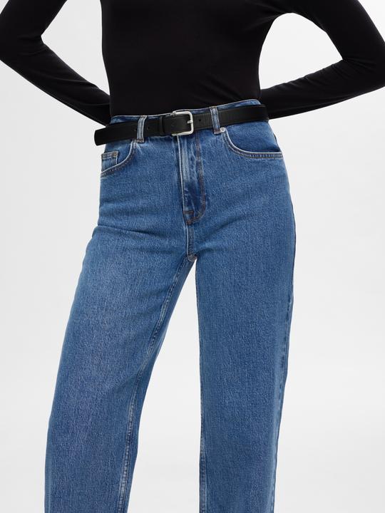 Actual product image Selected Femme Slfalice Hw Wide Long Wing Blu Jean Noos (W28/L32)