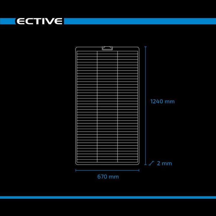 Produktbild Ective Schindel Solarmodul Flexibel 12V 150W flexibles Solarpanel Solar PV Modul (150 W, 3.50 kg)
