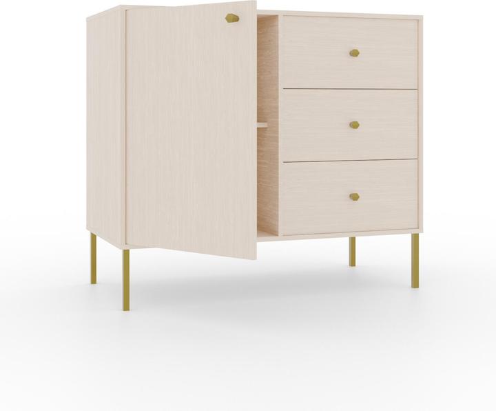 ADRK Furniture Tili 1D 3S chest of drawers (83.5 x 41 x 74 cm)