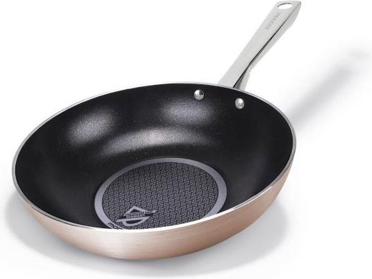 Immagine prodotto Moneta Coin Rosegold Diamond Wok 28 cm, Acciaio (Wok, Alluminio, Acciaio inossidabile)
