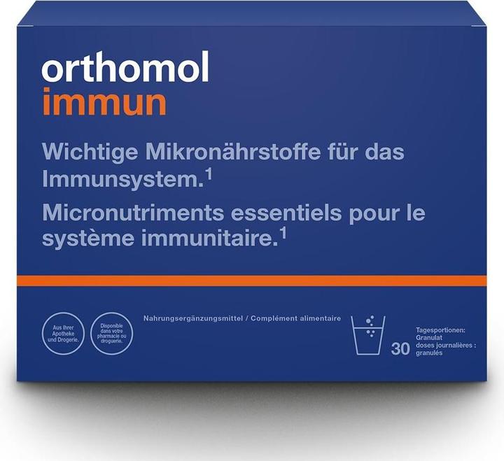 Nutritional values and ingredients Pharma Medica orthomol Immun Trinkamp (7 Piece, 286 g)