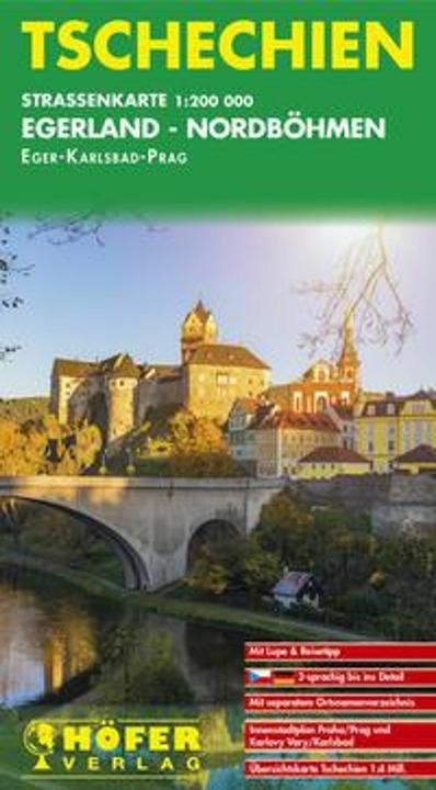 Actual product image Road map Czech Republic, Egerland-North Bohemia