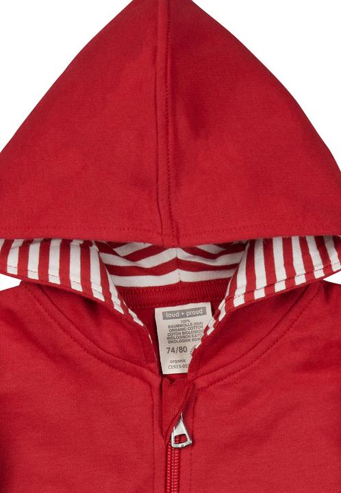 Actual product image loud + proud Hooded jacket (74, 80)