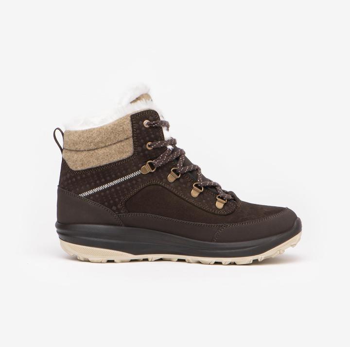 Actual product image Quechua Winter shoes ladies leather warm waterproof half high winter hiking - SH900 (39)