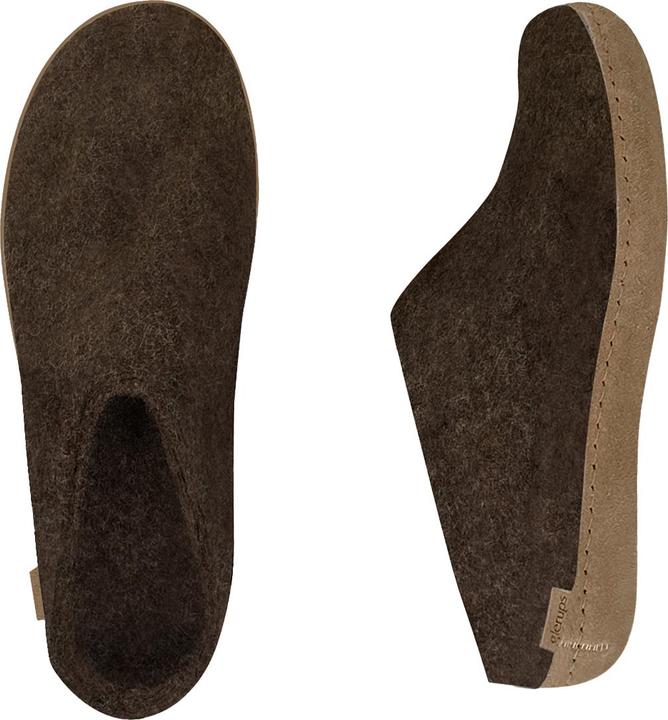 Produktbild Glerups Ledersohle Pantoffeln (48)