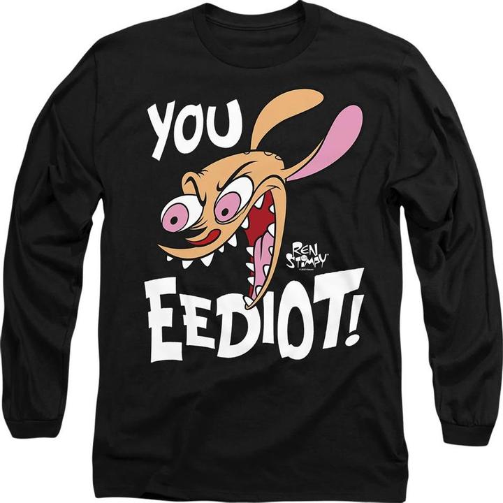 Image du produit Ren & Stimpy - T-shirt YOU EEDIOT! - Adulte (S)