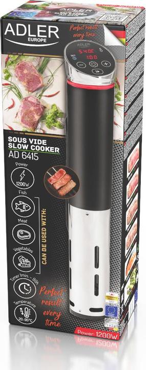 Actual product image Adler AD 6415 vacuum machine sous vide water oven