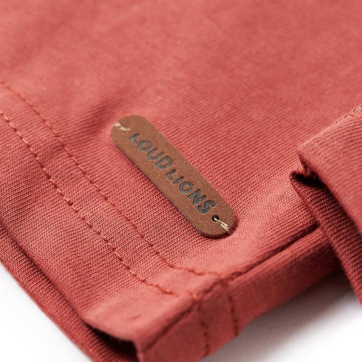 Immagine prodotto VidaXL Camicia a maniche lunghe da bambino Henna 140,Materiale: 100 (140)